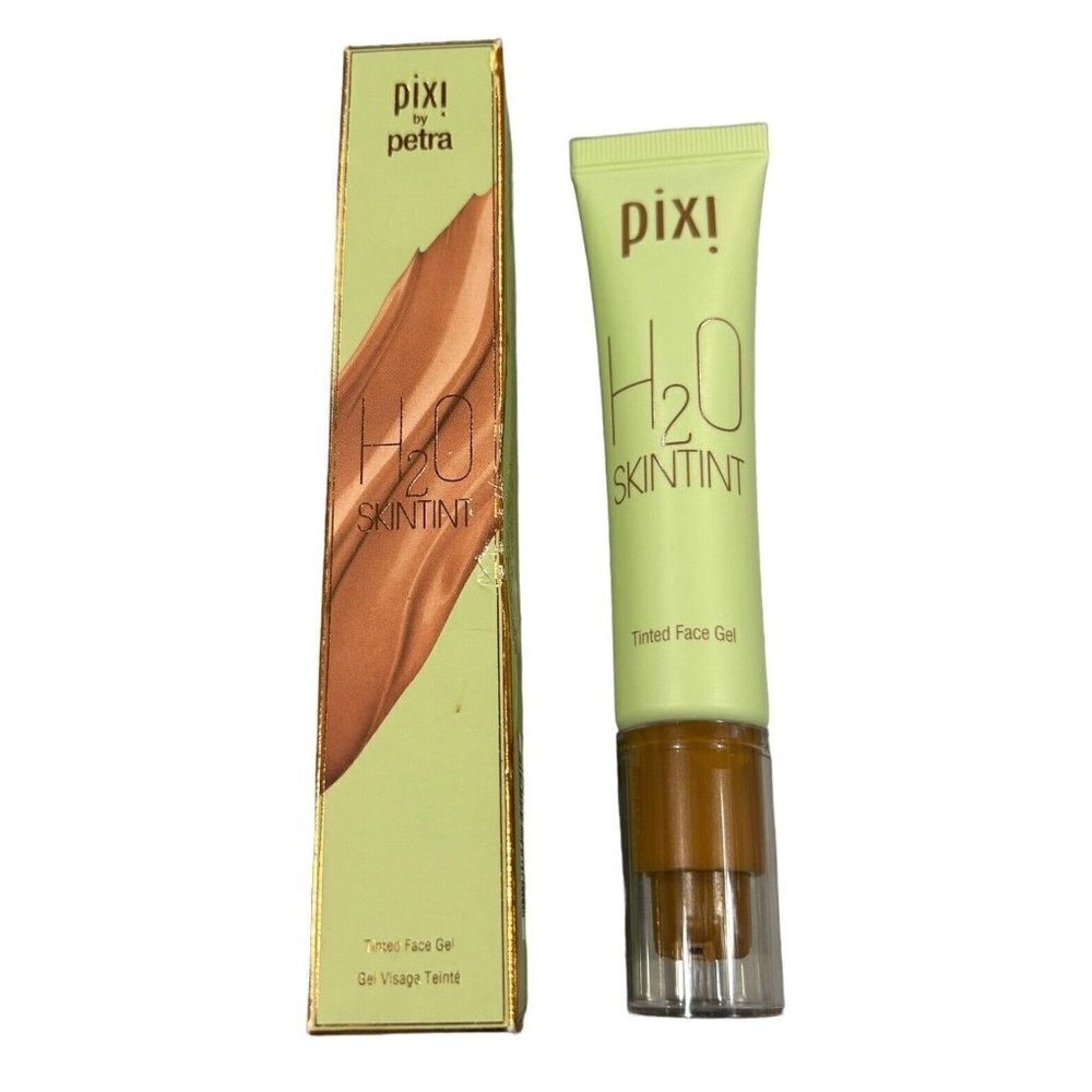 Pixi H20 Skintint Foundation - Tinted Face Gel - 1.18 oz. No. 5 Mocha New In Box